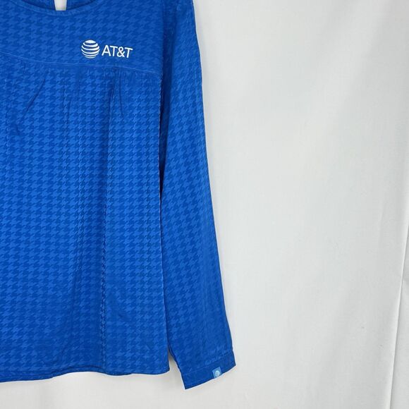 AT&T Employee Uniform Blouse Blue for Women Size XL - Picture 5 of 11